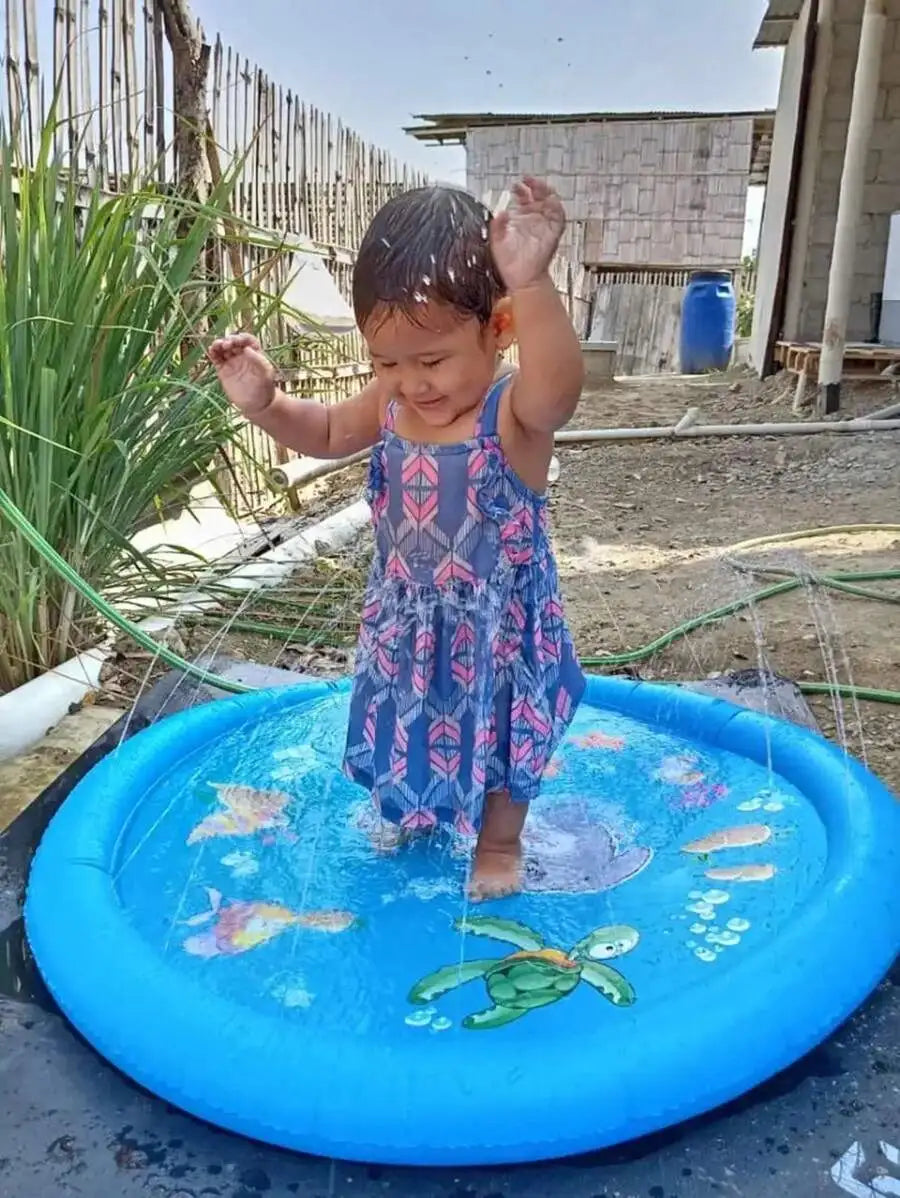 Summer Outdoor Water Play Toy Dolphin Spray Mat