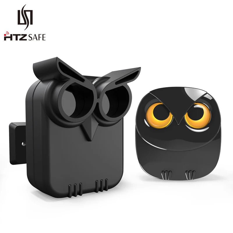 HTZSAFE Wireless Driveway Security Alarm Waterproof PIR Motion Detector Burglar Alarm Secure System