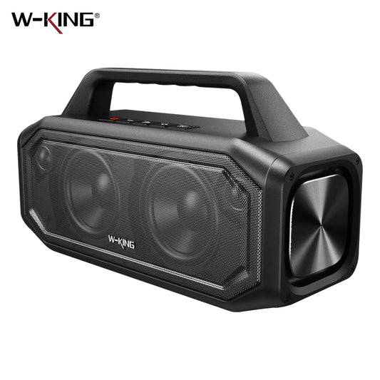 W-KING BT261-2 Bluetooth Wireless, 80W Portable Outdoor Speakers Loud with Bass Boost, Stereo Pairing,