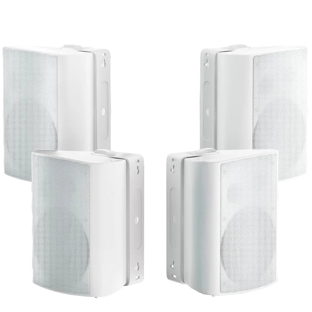 Herdio 6.5 Inch 800W Outdoor Bluetooth Speakers Waterproof HD Digital Stereo Effect Wall Mounted Sound System For Patio 2 Pairs