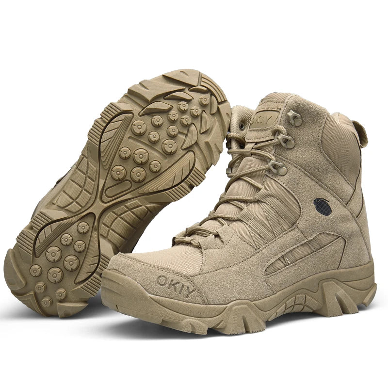 New autumn-winter vintage British style high-top boots and work boots