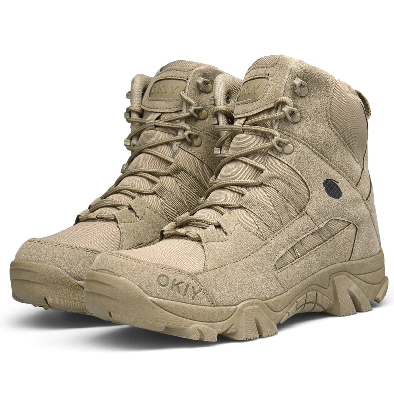 New autumn-winter vintage British style high-top boots and work boots