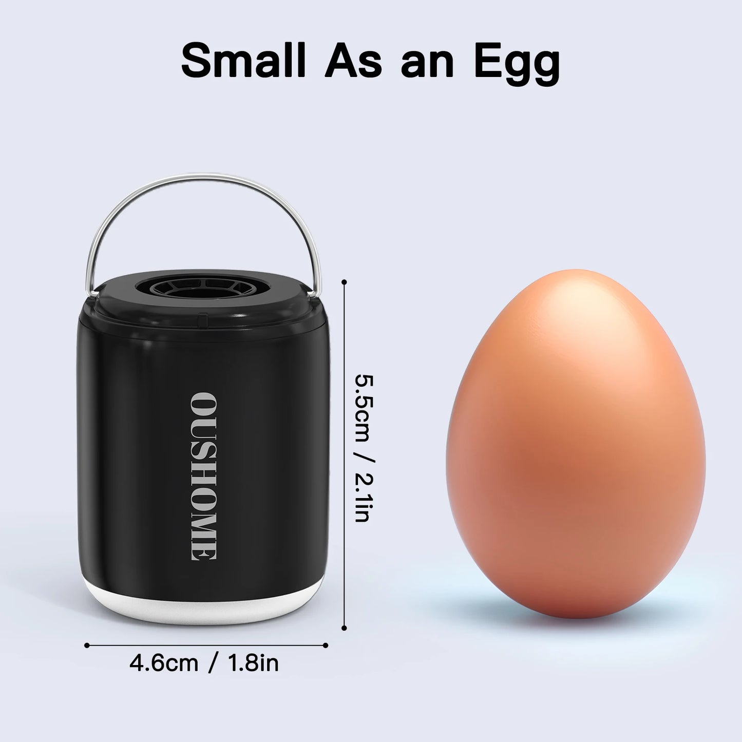 Portable Air Pump for Inflatables, Ultra-Mini Air Pump with Camping Light, USB Rechargeable