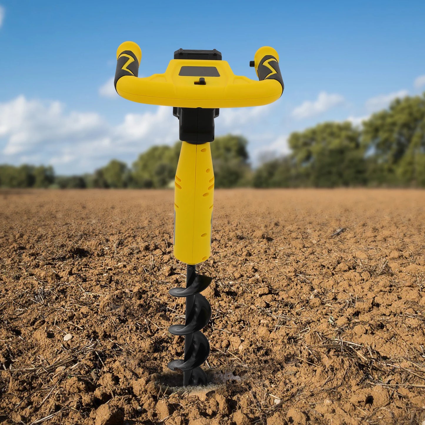 Earth Auger Garden Power Floor Drill Electric Hole Digging Machine Cordless Post-Hole Digger with Drill Bit
