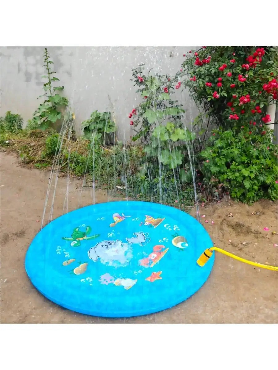 Summer Outdoor Water Play Toy Dolphin Spray Mat
