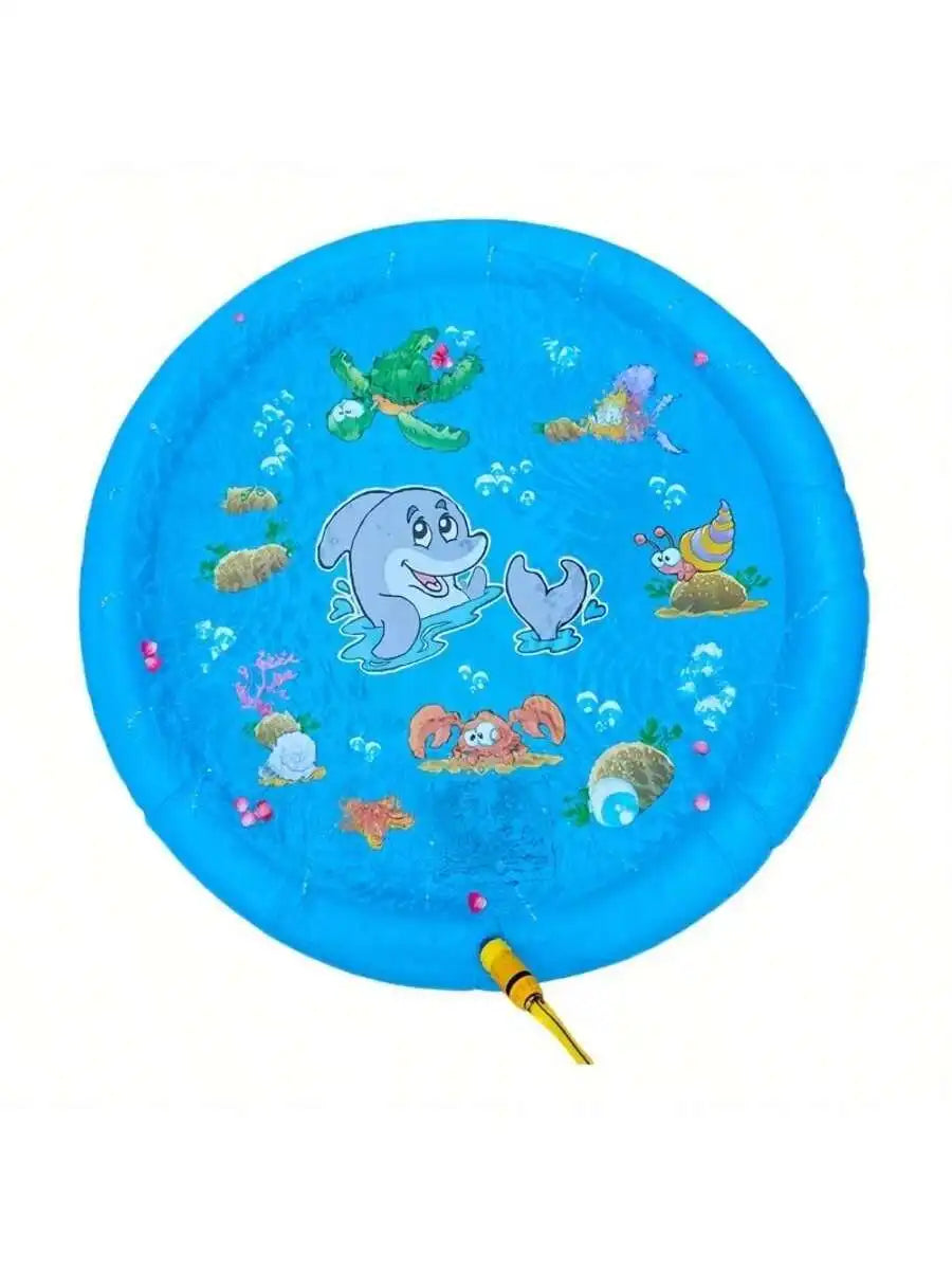 Summer Outdoor Water Play Toy Dolphin Spray Mat